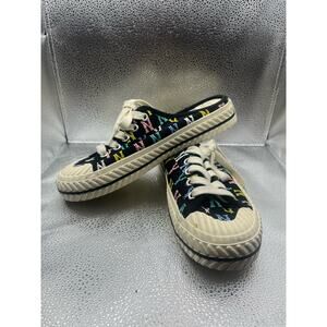 MLB Play Ball Mule Monogram NY Shoes Sneakers Black